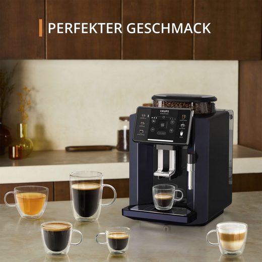 Kaffeevollautomat EA910B.23 Sensation Milk Bundle mit Krups Milchaufschäumer im Wert von UVP 79,99