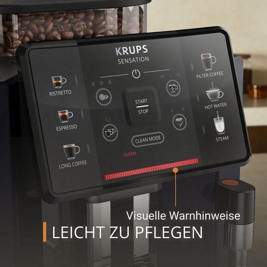 Kaffeevollautomat EA910B.23 Sensation Milk Bundle mit Krups Milchaufschäumer im Wert von UVP 79,99