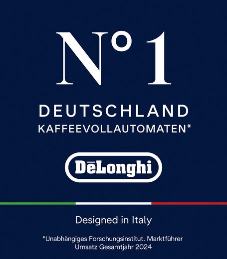 Kaffeevollautomat Magnifica S ECAM21.118.B - Milchaufschäumdüse für Cappuccino, Schwarz Einfache Bedienung (Direktwahltasten) & Reinigung, Kegelmahlwerk